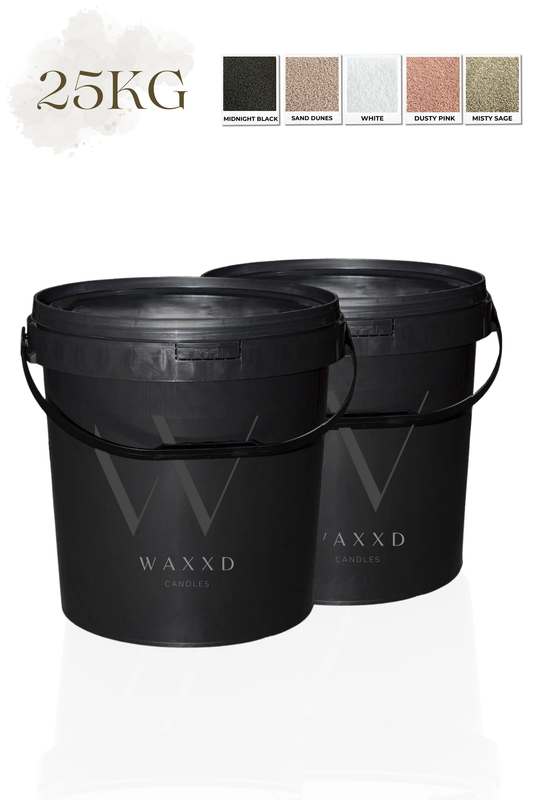 25kg | White | Premium Pearled Candle (Bulk)