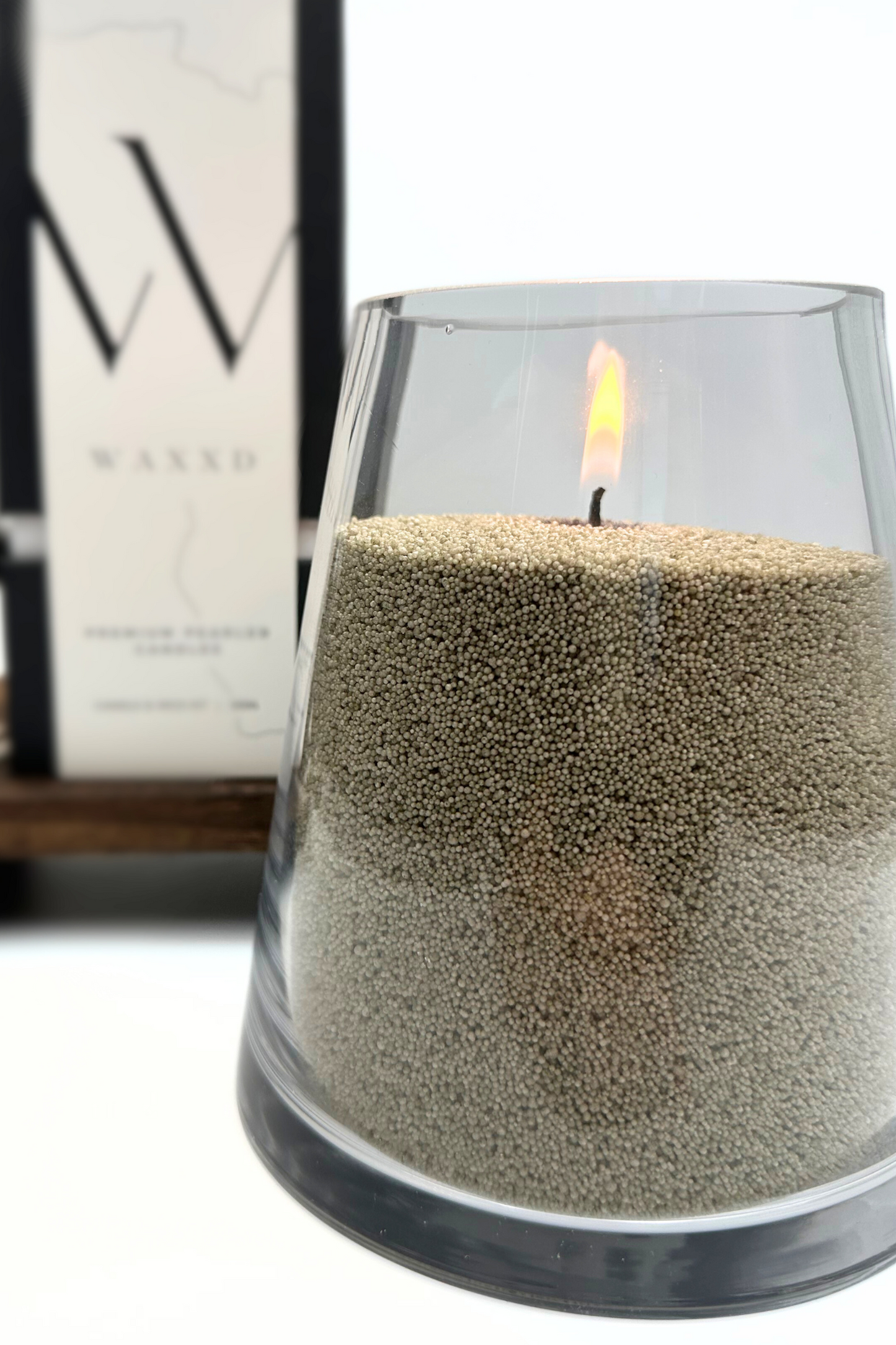 1kg | Premium Pearled Candle + Wicks | Various Colours