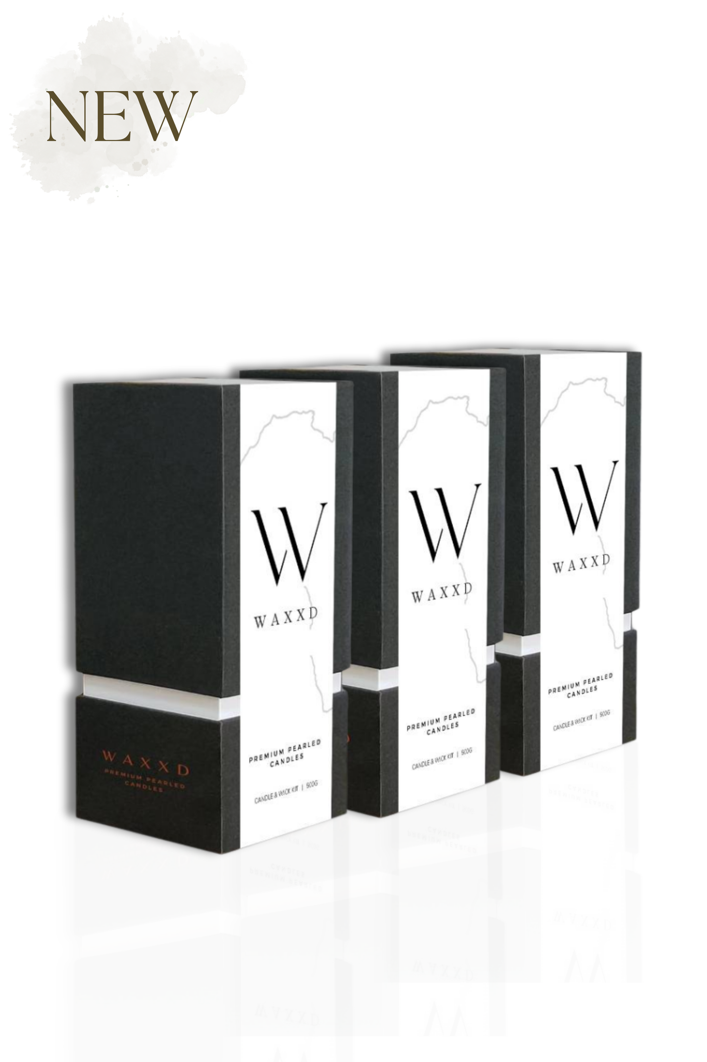 Trio | 3x 500g | Pearled Candle Kit Combo