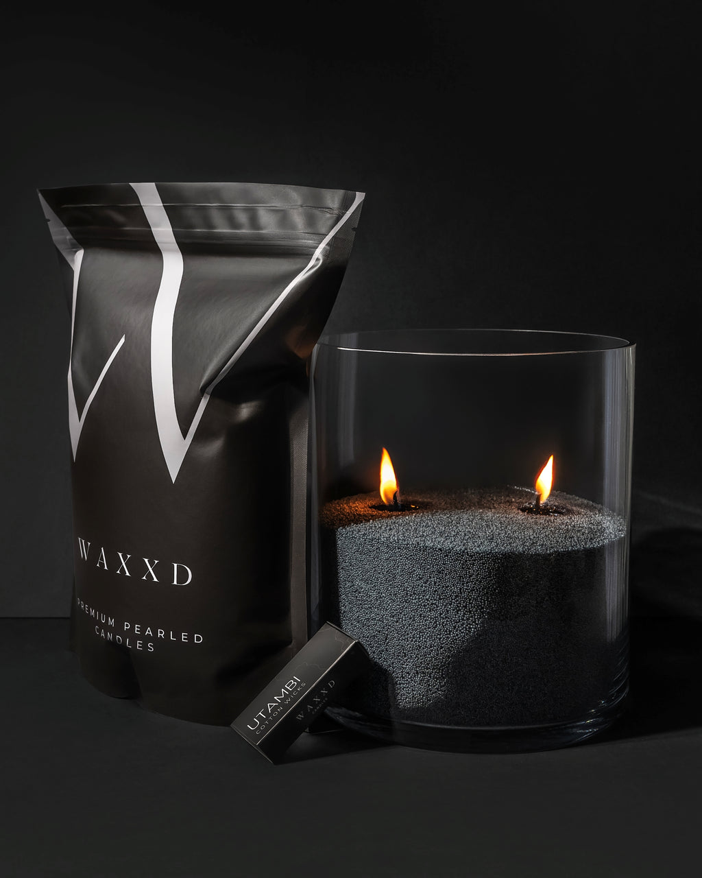 1kg Pouch | Pearled Candles + 30 Wicks