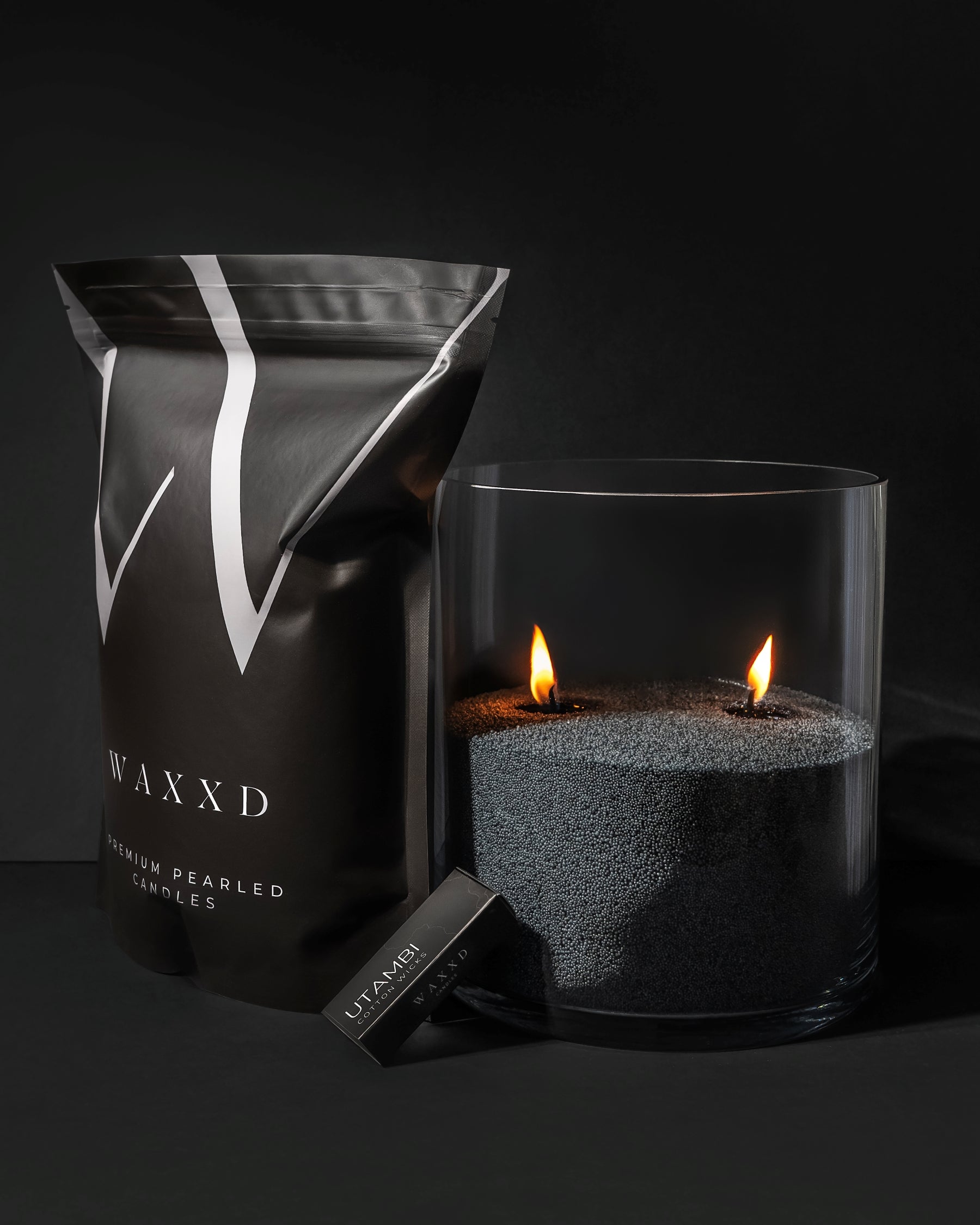 1kg Pouch | Pearled Candles + 30 Wicks