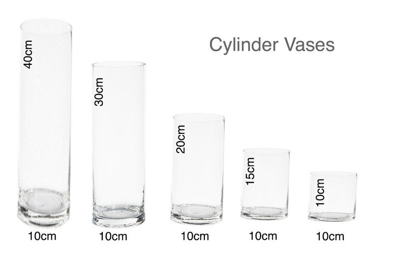 Glass Cylinder | 10cm Wide