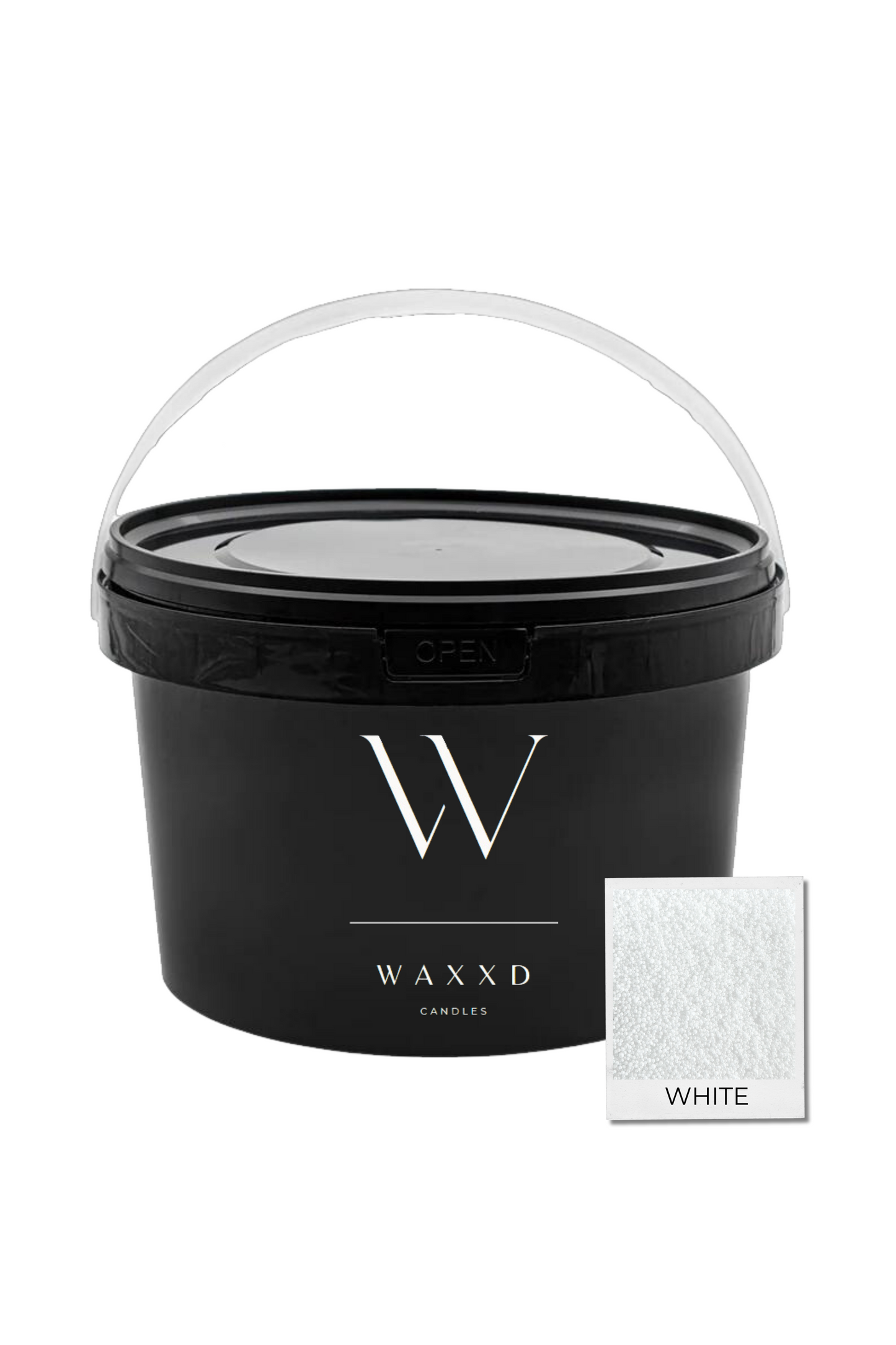 3kg | Premium Pearled Candle + Wicks | Various Colours