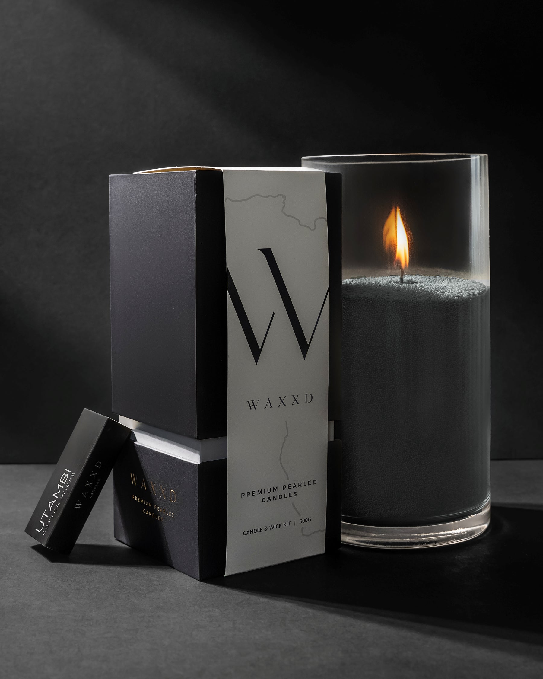 500g Box | Pearled Candles + 30 Wicks