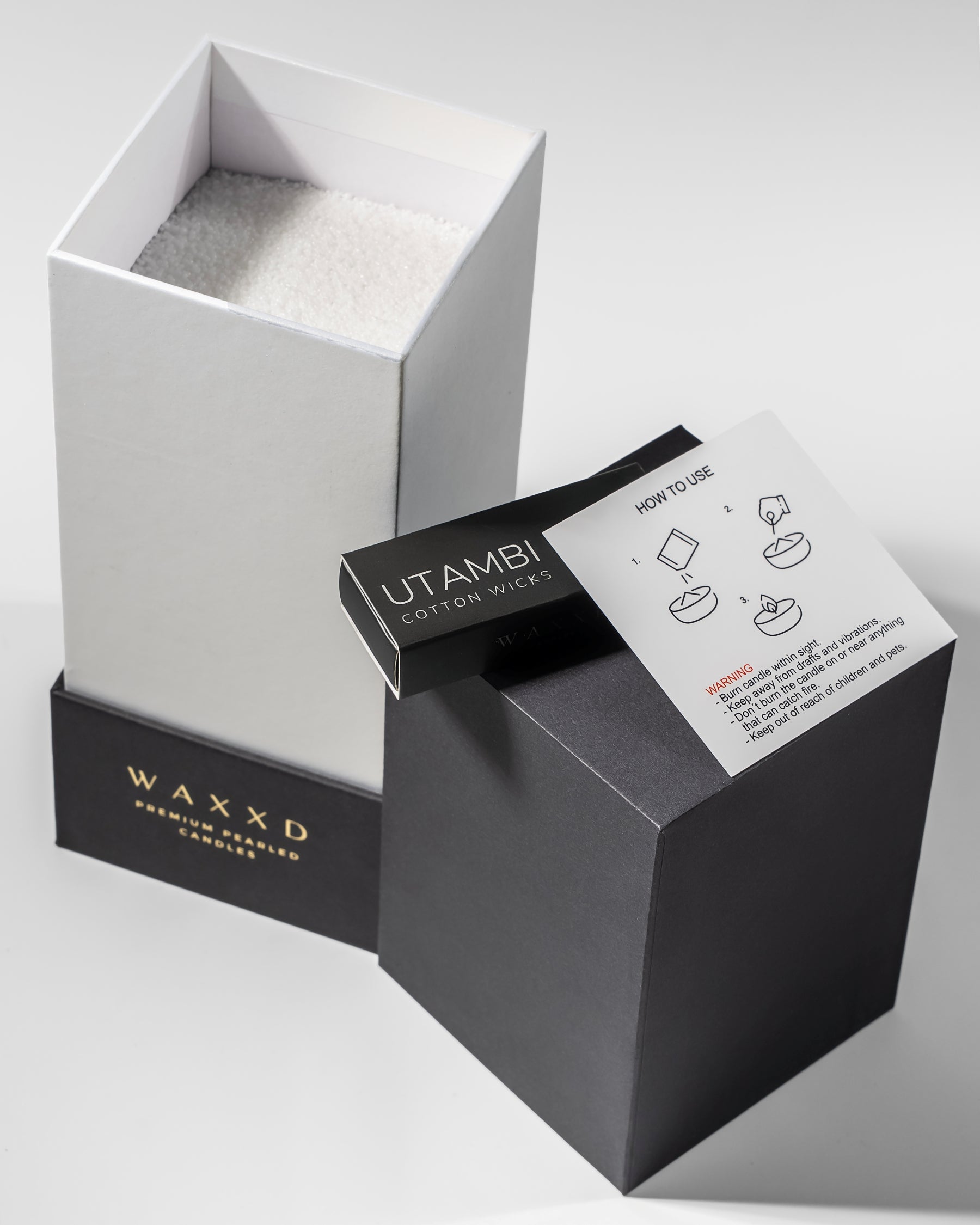 500g Box | Pearled Candles + 30 Wicks