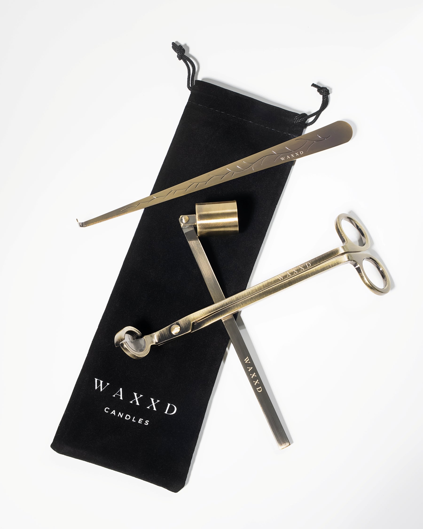 Candle Care Kit & Velvet Bag