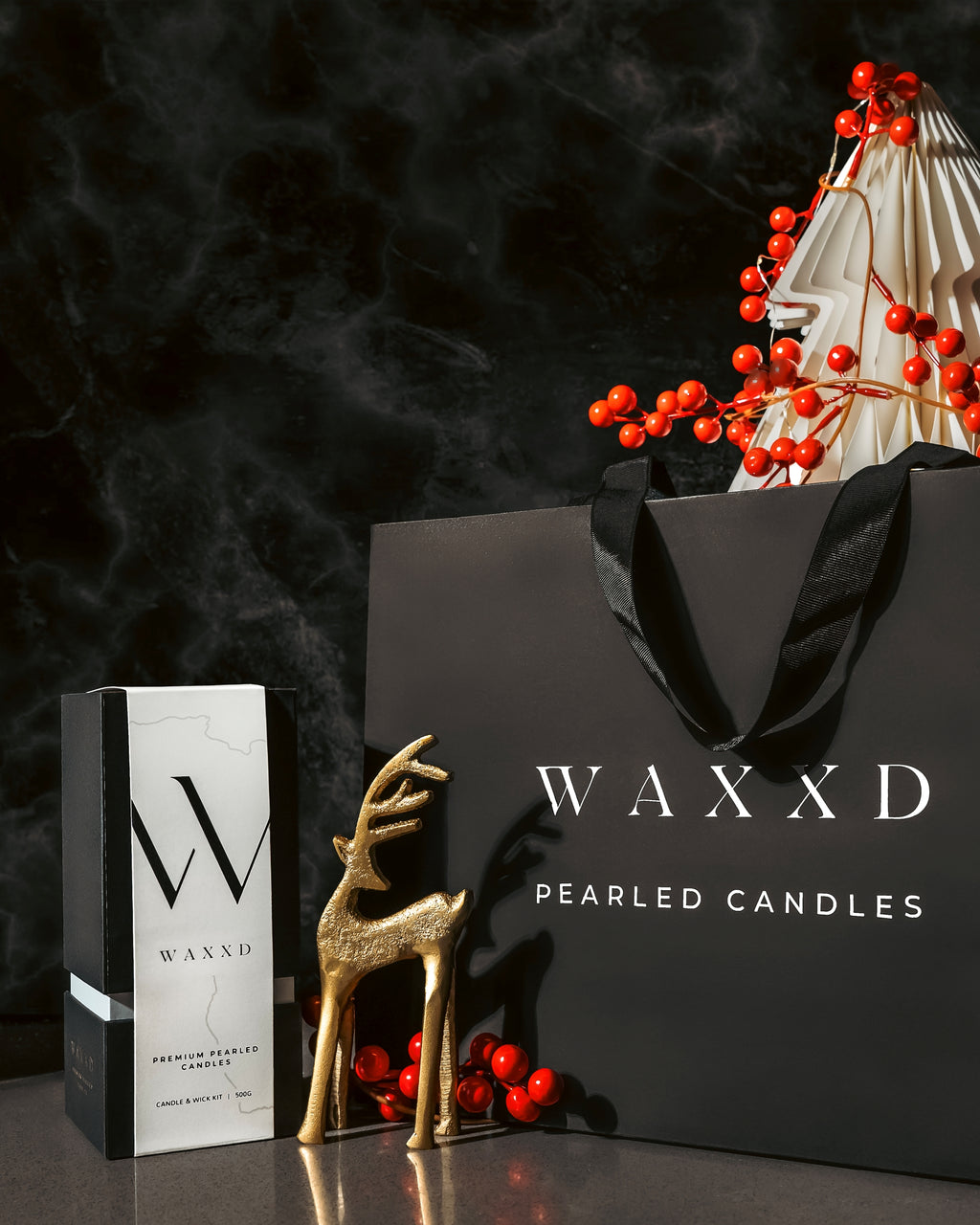 500g Box | Pearled Candles + 30 Wicks