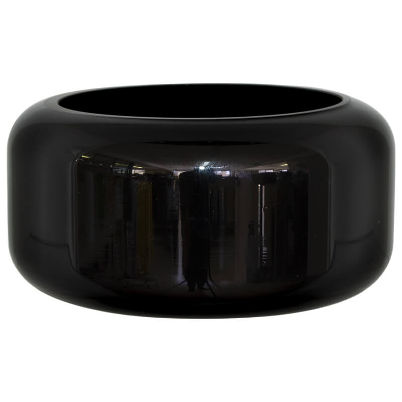 SLATE | Black Glass Container