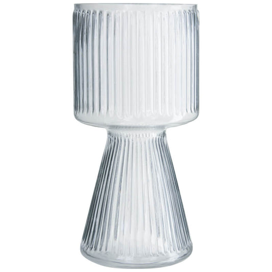 STOCKHOLM RIBBED | Clear Glass Container